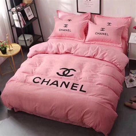 girls chanel bedroom|chanel bedding set.